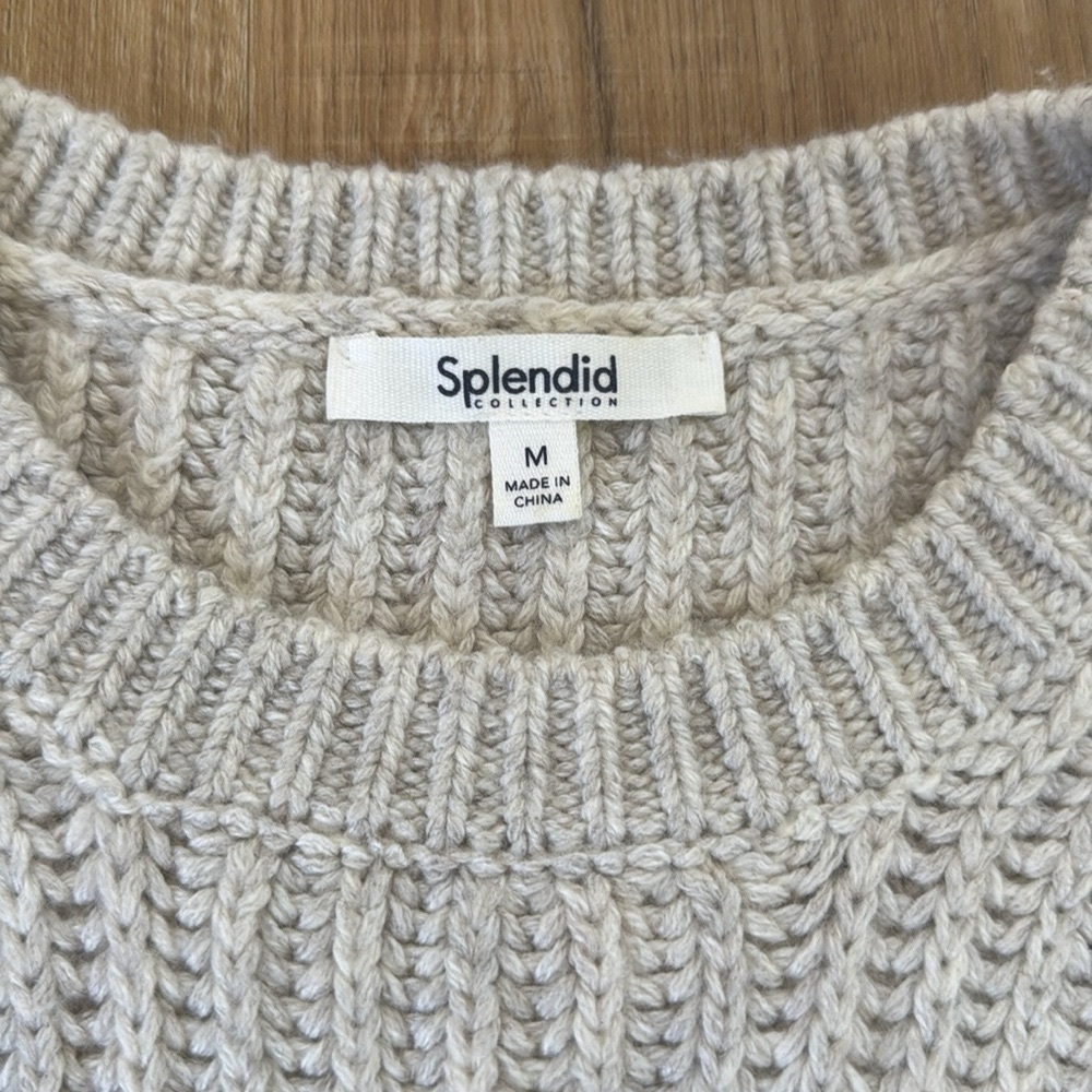 Splendid $168 Sarah Cashblend Sweater | Like New - Picture 4 of 11